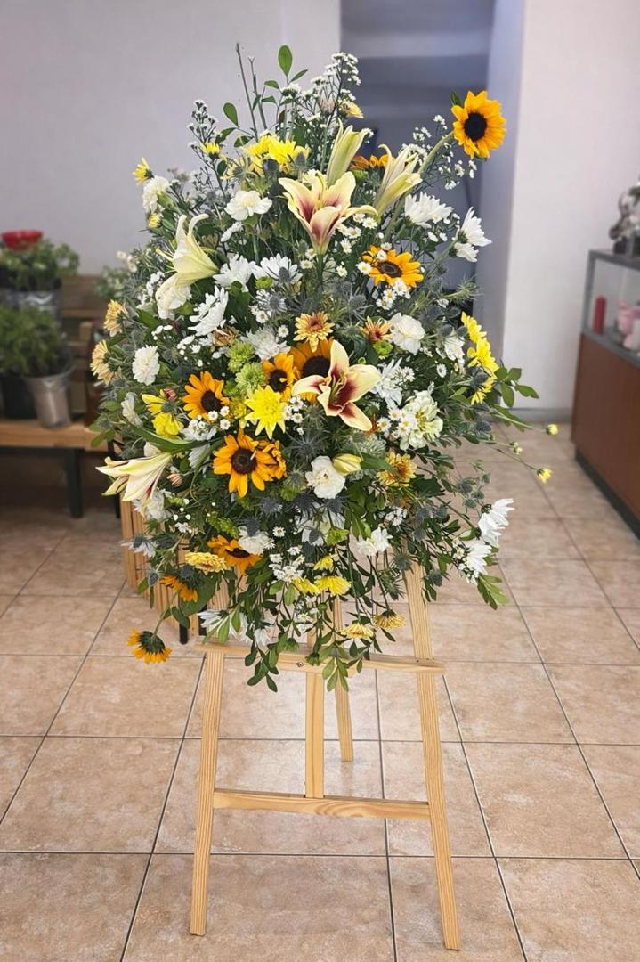 Easel Stand Memorial Spray